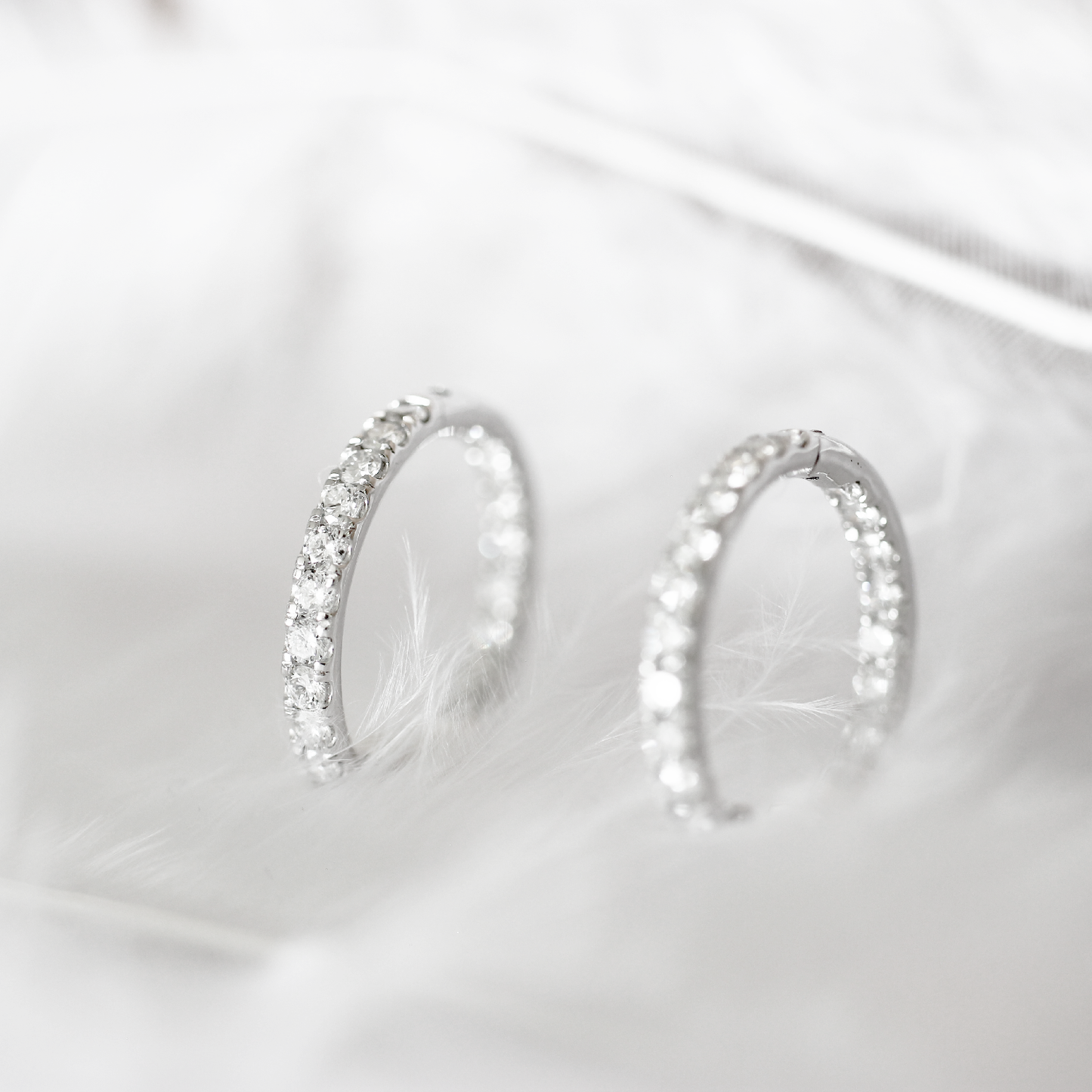 Olivia - Boucles d'oreilles Créole Ronde