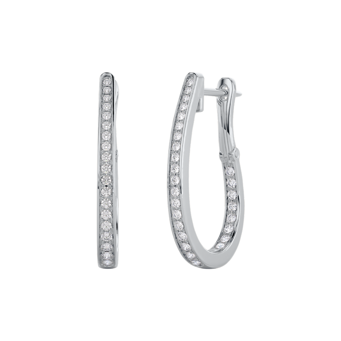 Elizabeth - Boucles d'oreilles Créole Goutte