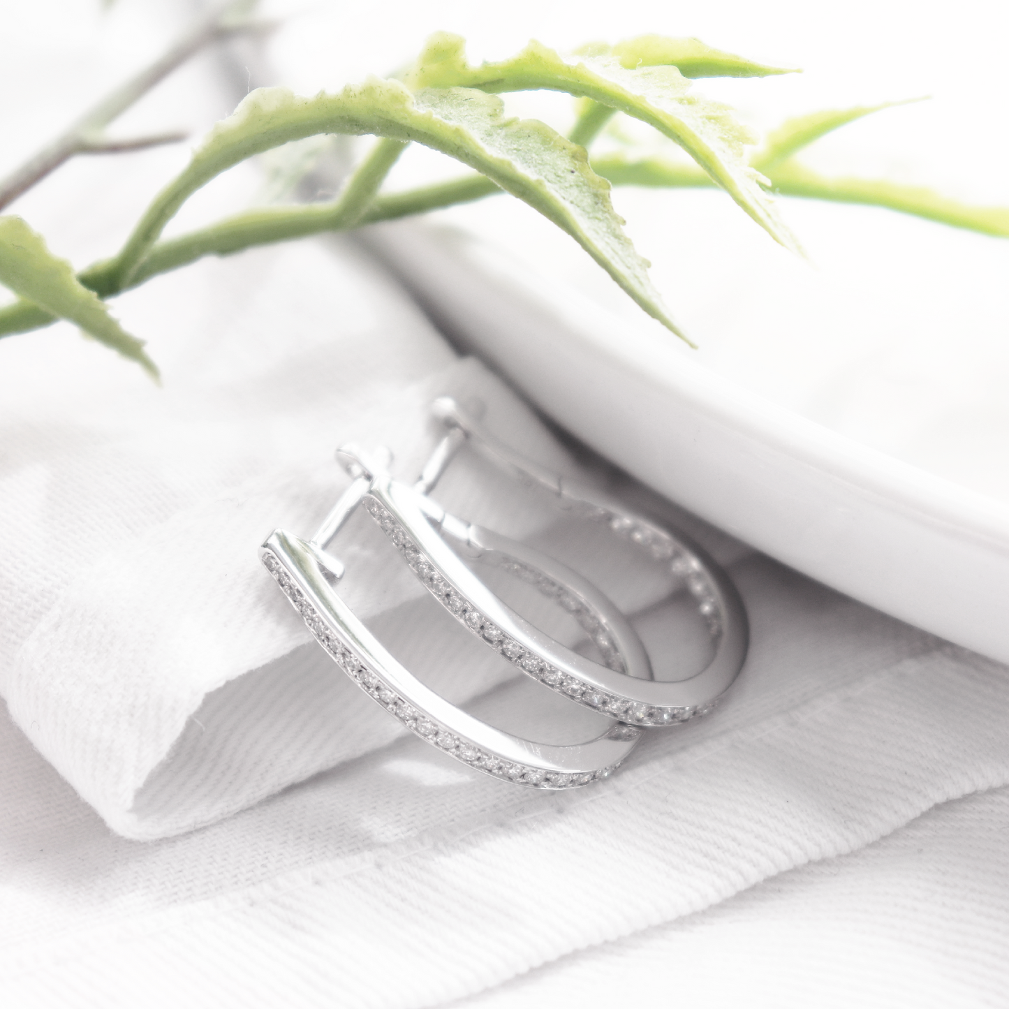 Elizabeth - Boucles d'oreilles Créole Goutte