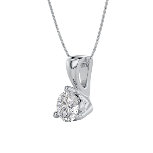 Alexandra - Pendentif Or Blanc