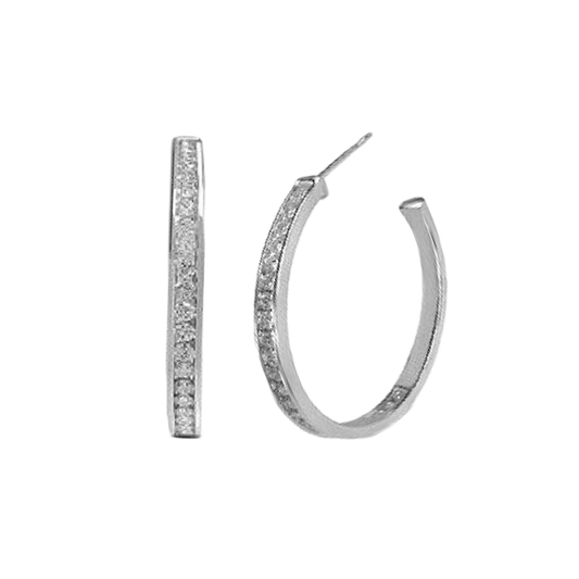 Charlotte - Boucles d'oreilles Demi-lune Grandes