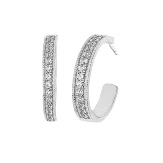 Stella - Boucles d'oreilles Demi-lune Petites